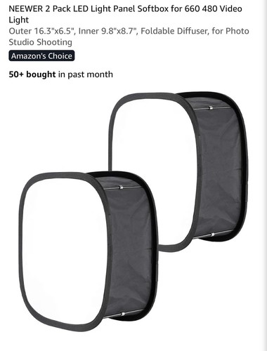 Neewer pack led - neewer, 2-pack