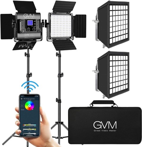 Gvm 800d rgb led - gvm,