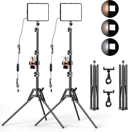 Packs video light kit - 2, led