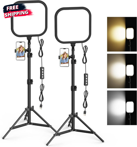 2pack led video light kit - 2pack,