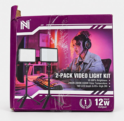 Pack led video light kit - video,